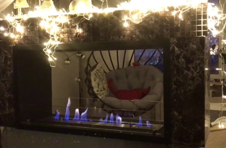 Сквозной Биокамин Firezo Finestra 600